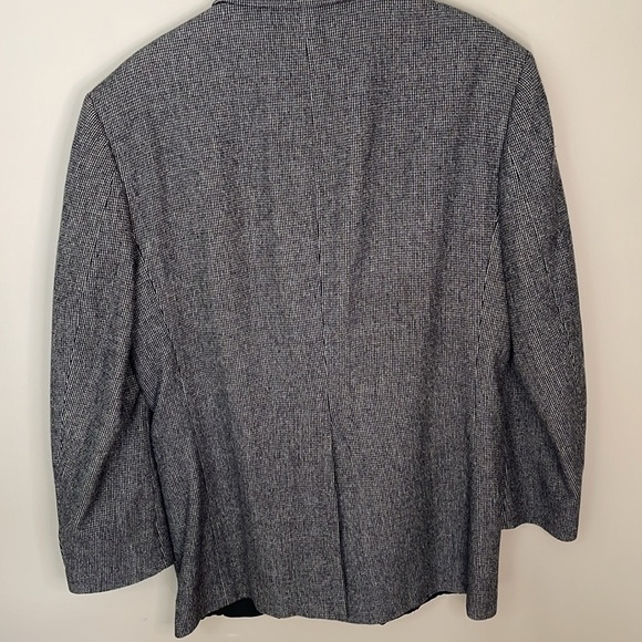 CHRISTIAN AUJARD Men’s 42L Camel Hair Blend Tweed Herringbone Blazer Academia - Picture 9 of 10